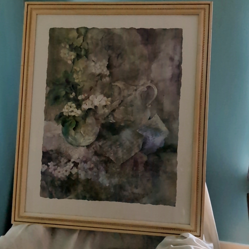 Framed Deborah H Ellis       Signed Watercolor Print